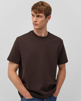 Solid Coffee Brown Cotton T-Shirt